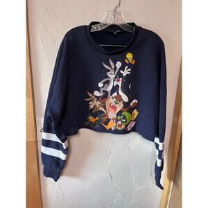 Dolls Kil X Looney Tunes Cropped Sweatshirt Sz‎ M